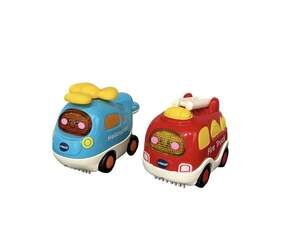 VTech Go! Go! Smart Wheels Fire Truck & Helicopter Lights & Sounds Work